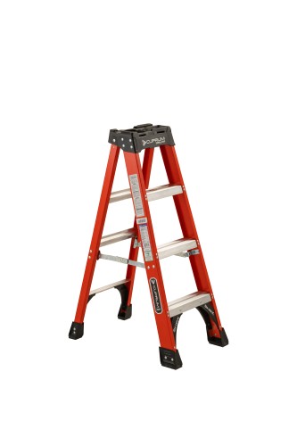ESCALERA TIJERA DE FIBRA DE VIDRIO DE 3 PELDAÑOS CUPRUM