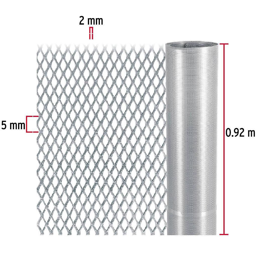 ROLLO DE 11 M X 0.92 M MALLA MOSQUITERA DE ACERO GALVANIZADO