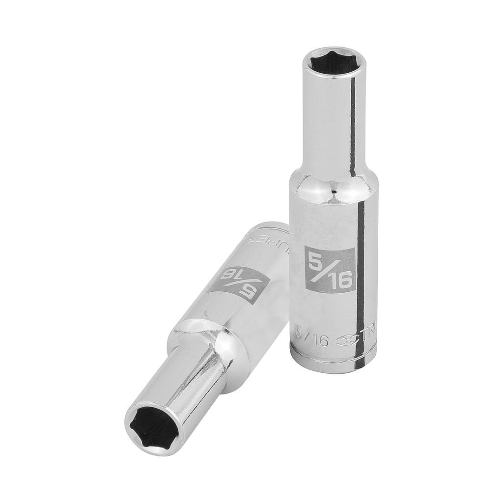 DADO LARGO DE 5/16" 6 PUNTAS CUADRO 3/8" TRUPER