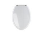 ASIENTO ALARGADO PARA WC, BLANCO AQUA