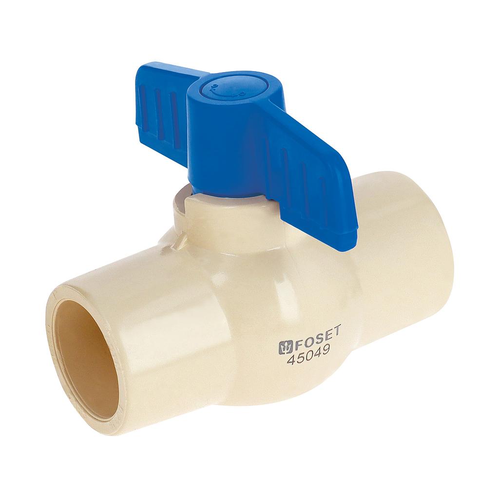 VALVULA ESFERA DE CPVC 1/2 FOSET (10)