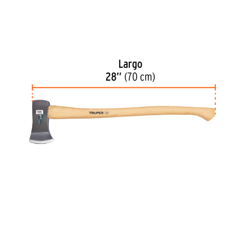 HACHA BOY 2-1/4 lb MANGO DE HICKORY 28" TRUPER