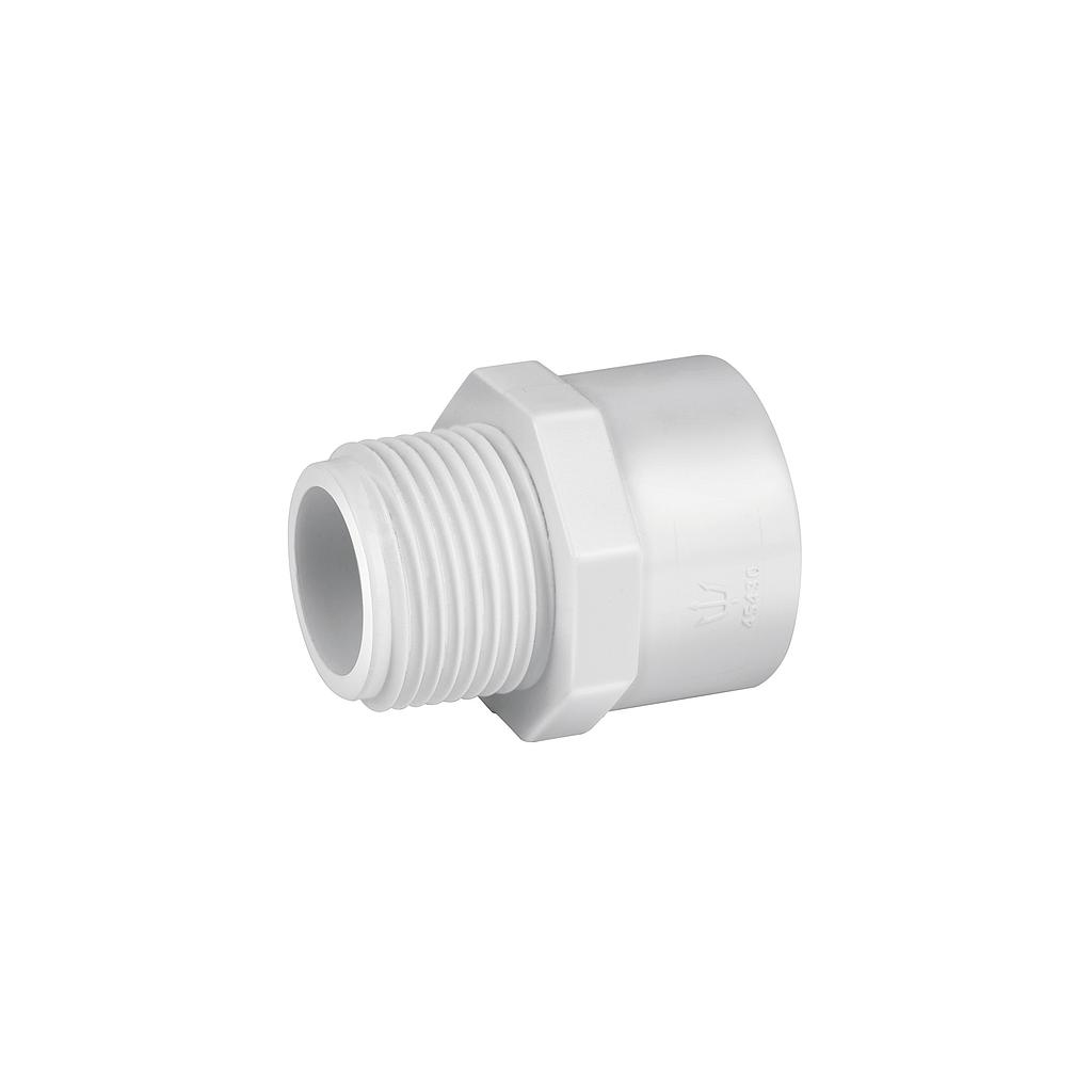ADAPTADOR MACHO DE PVC DE 3/4" FOSET