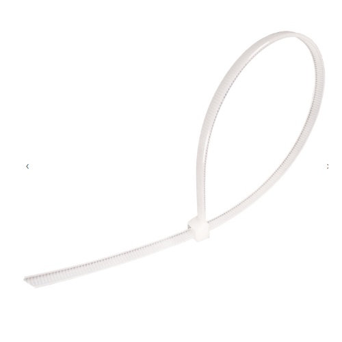 CINCHO DE PLASTICO DE 200X4.6MM NATURAL 50 PZA AKSI