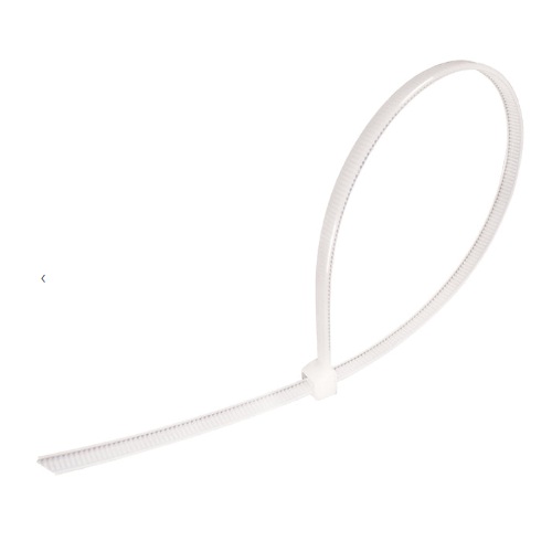 CINCHO DE PLASTICO DE 500 mm X4.8 mm NATURAL 25 pzas AKSI