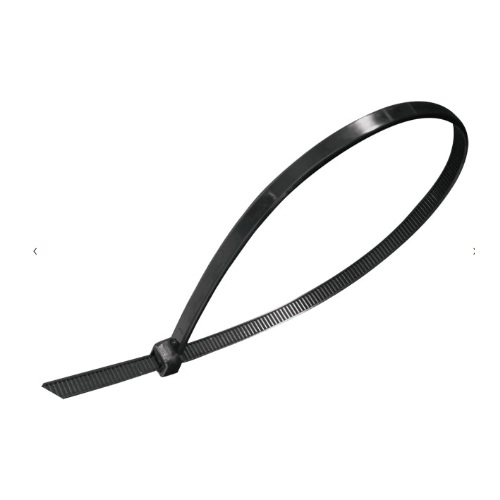 CINCHO DE PLASTICO DE 150 mm X 3.6 mm NEGRO 100 pzas AKSI