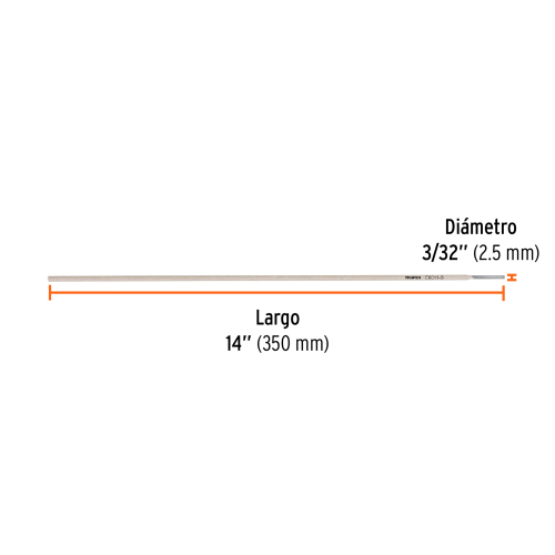ELECTRODO 6011 DE 3/32 BOLSA 1 KG TRUPER
