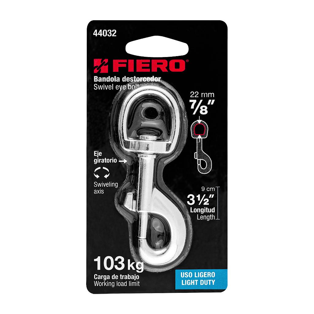 BANDOLA DE ZINC DE 7/8" GIRATORIA FIERO