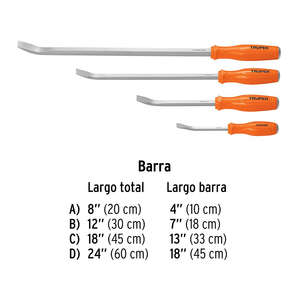 JUEGO CON 4 BARRAS DE PALANCA, TRUPER