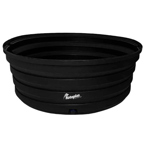 BEBEDERO DE 1 700 L ESTANDAR NEGRO HD ROTOPLAS SOBRE PEDIDO