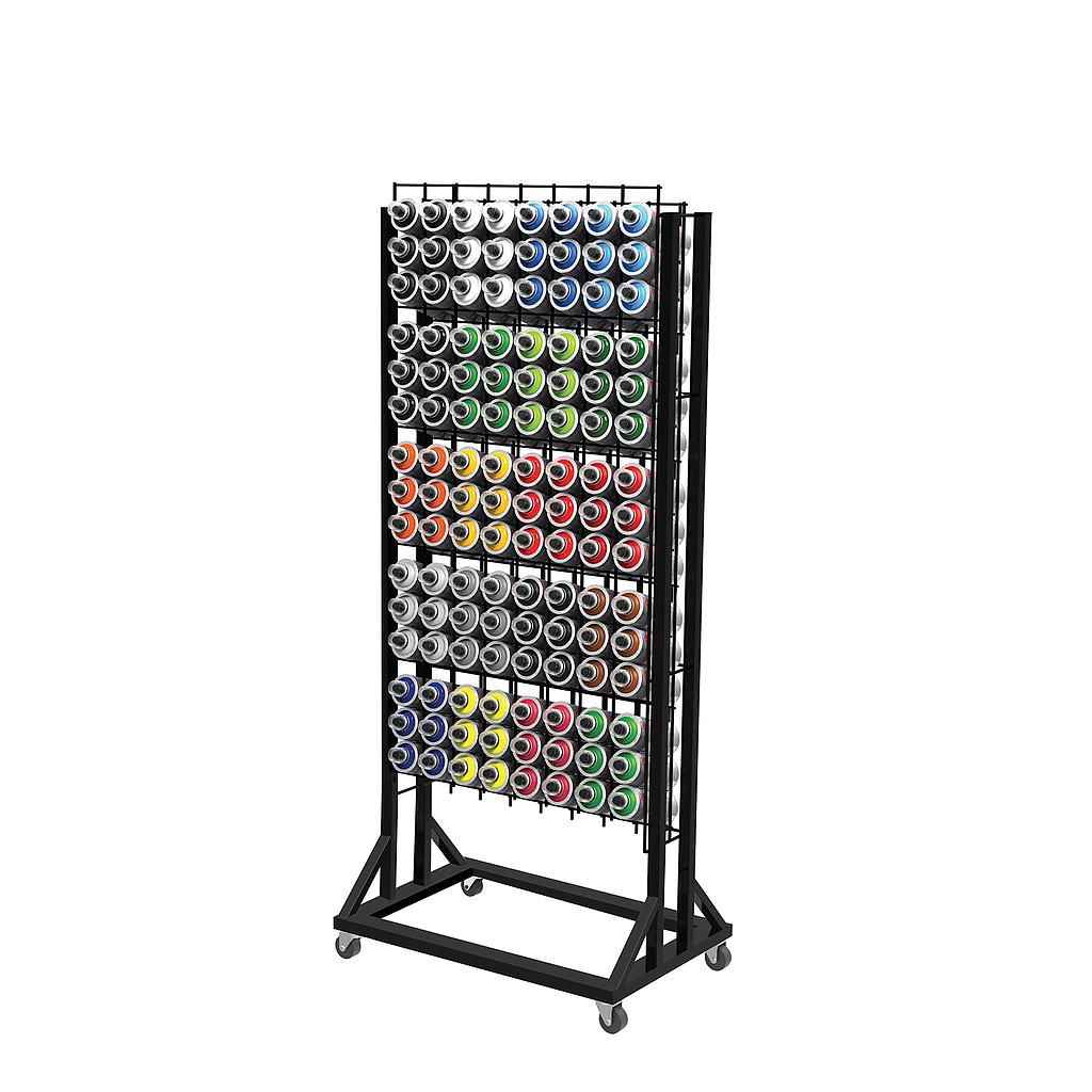 RACK PARA 100 PINTURAS EN AEROSOL TRUPER
