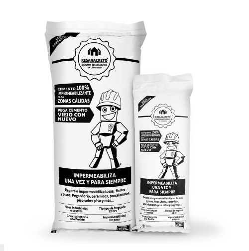 RESANACRETO IMPERMEABILIZANTE BLANCO DE 5 kg
