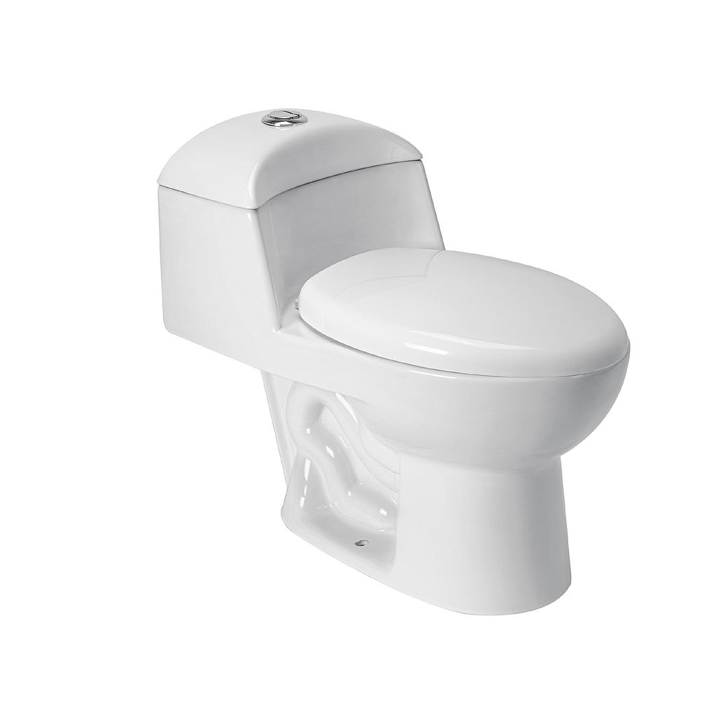 SANITARIO ONE PIECE ALARGADO DE PORCELANA BLANCO FOSET