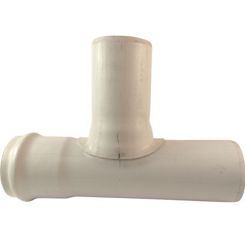 TEE PVC CON CAMPANA 8" X 6" INGLES