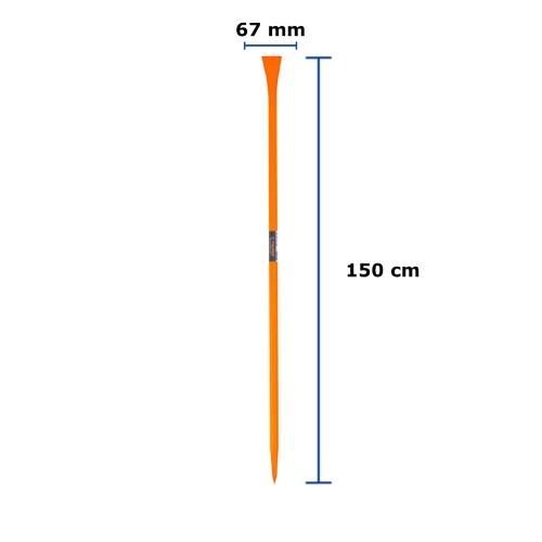 BARRETA PARA TIERRA DURA 1" X 150 cm ESCOPLO 67 mm TRUPER