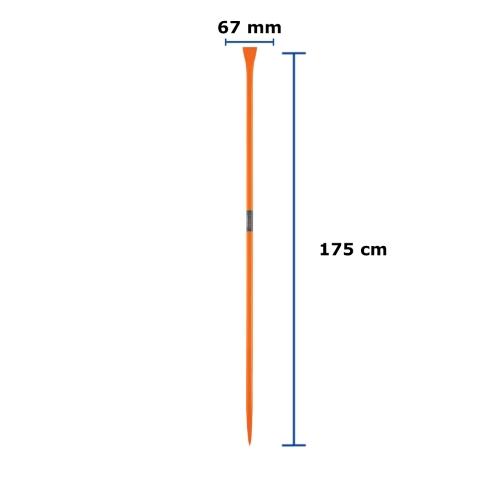 BARRETA DE PUNTA 1X175 CM TRUPER