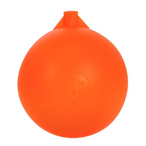 FLOTADOR DE PLASTICO 6" CON VARILLA DE 1/4"X27CM