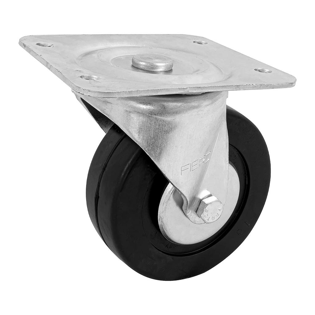 RODAJA DE HULE 6' PLACA GIRATORIA C/BALERO CARGA 150 KG, FIERO