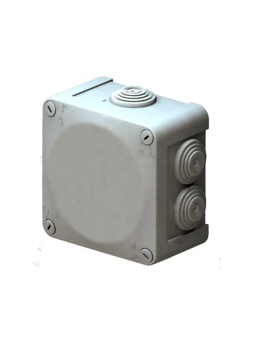 CAJA ESTANCA CON CONOS TAPA CON TORNILLOS IP55 225X175X100