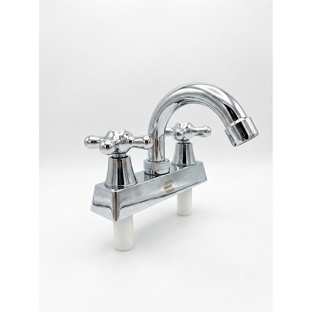 MEZCLADORA 4" PARA LAVABO PLASTICO ABS MANERAL CRUZ 60915 EKON ultimos productos