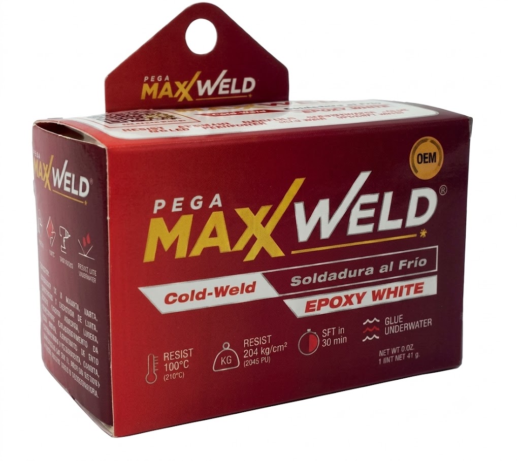 PEGAMENTO EPOXICO 57 g BLANCO MAXXWELD