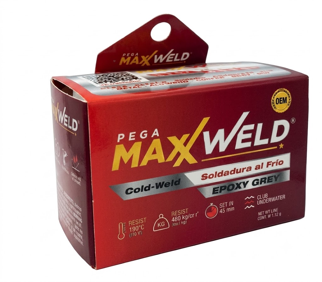 PEGAMENTO EPOXICO 57 GRS GRIS MAXXWELD