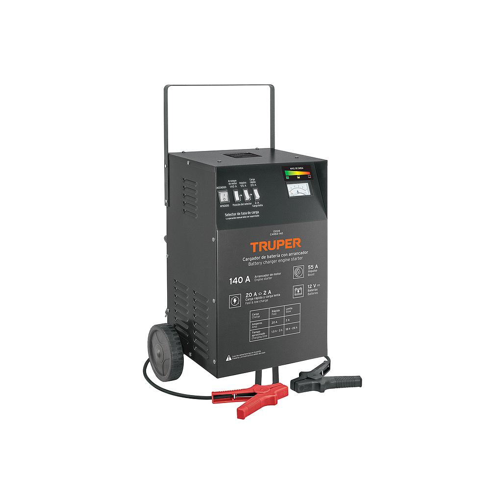CARGADOR DE BATERIAS 55 A ARRANCADOR DE 140 A 12 V TRUPER