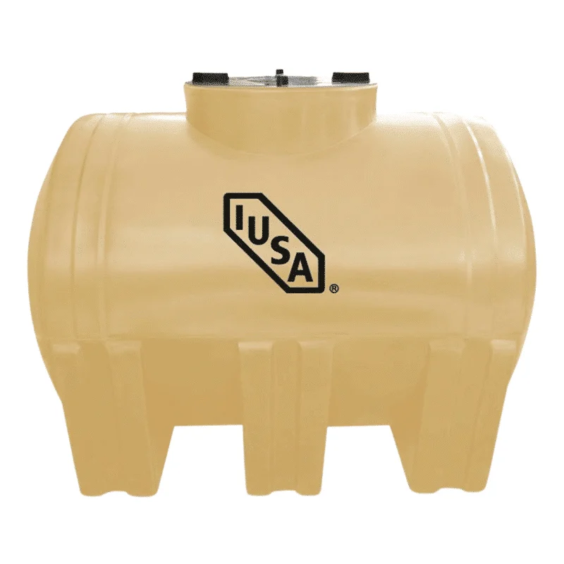 TINACO HORIZONTAL DE 1 100 L BEIGE SIN ACCESORIOS IUSA