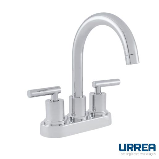 MEZCLADORA DE 4" PARA LAVABO ACERO INOXIDABLE F-14CL URREA