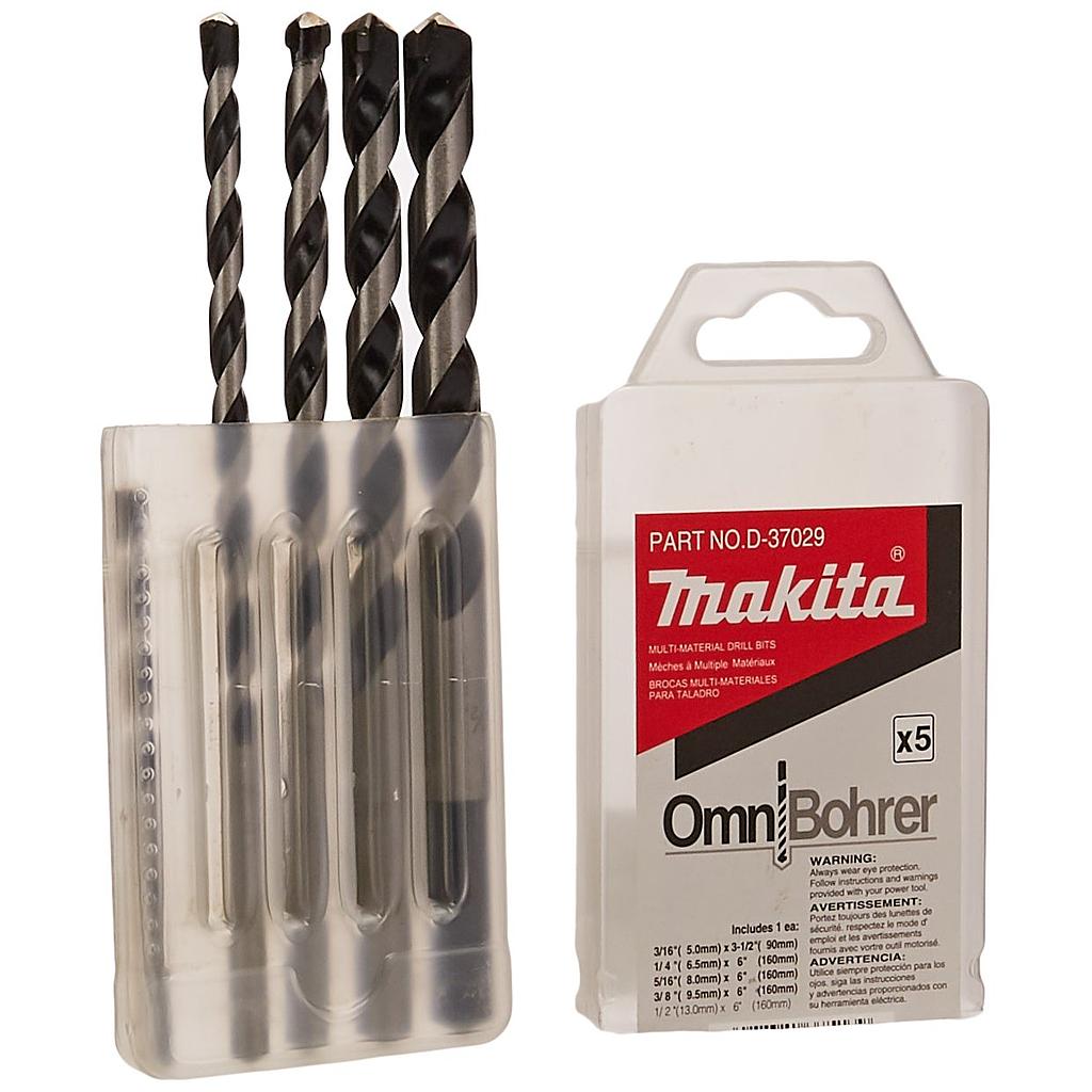 JUEGO 5 BROCAS MULTIMATERIAL