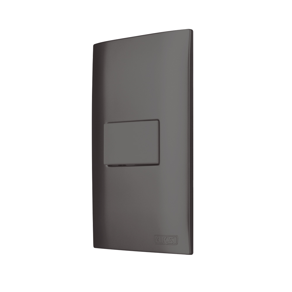 APAGADOR ESCALERA DE TECLA CON PLACA PLASTICA ONIX LINEA ALTIMUS