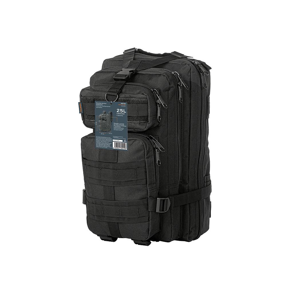 MOCHILA TACTICA NEGRA TRUPER