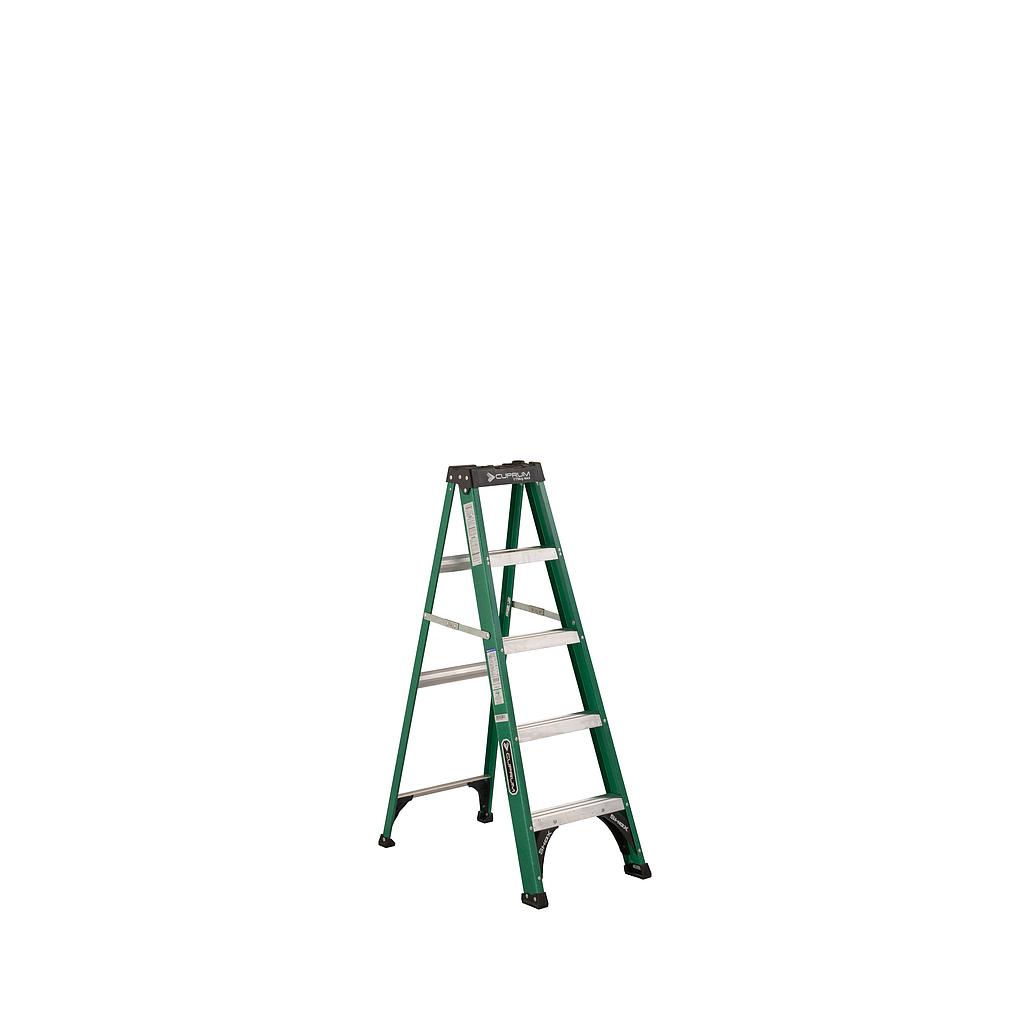 ESCALERA TIJERA DE FIBRA DE VIDRIO 4 PELDAÑOS CUPRUM 3217-05