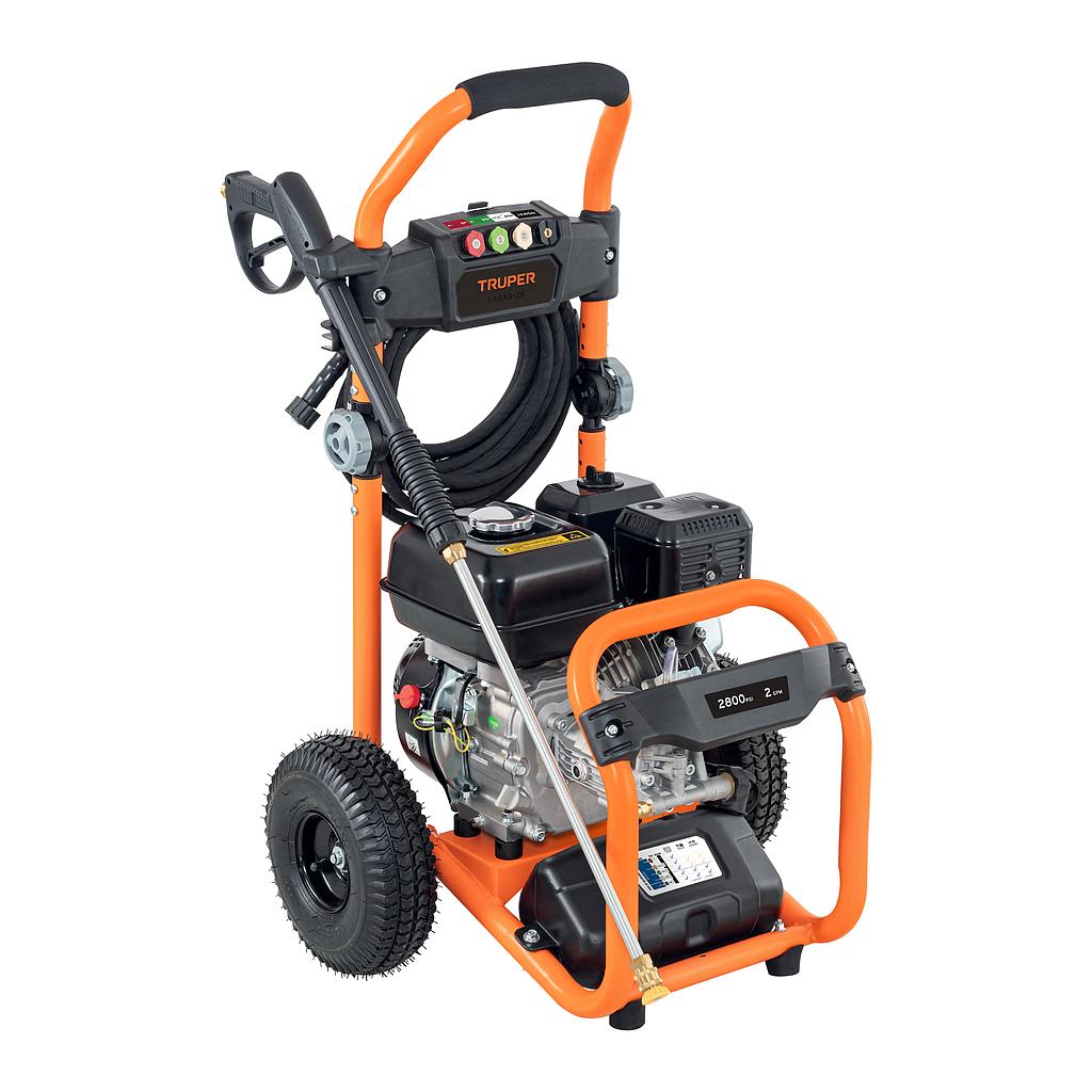 HIDROLAVADORA CON MOTOR A GASOLINA 2800 psi TRUPER