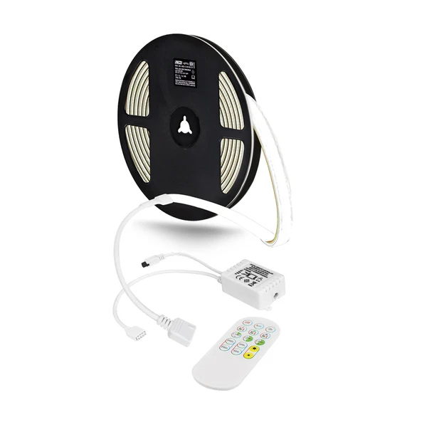 TIRA LED SMART Wi-Fi DE 10 w DIMEABLE LUZ CALIDA DE 5 m IP65 LINEA COB