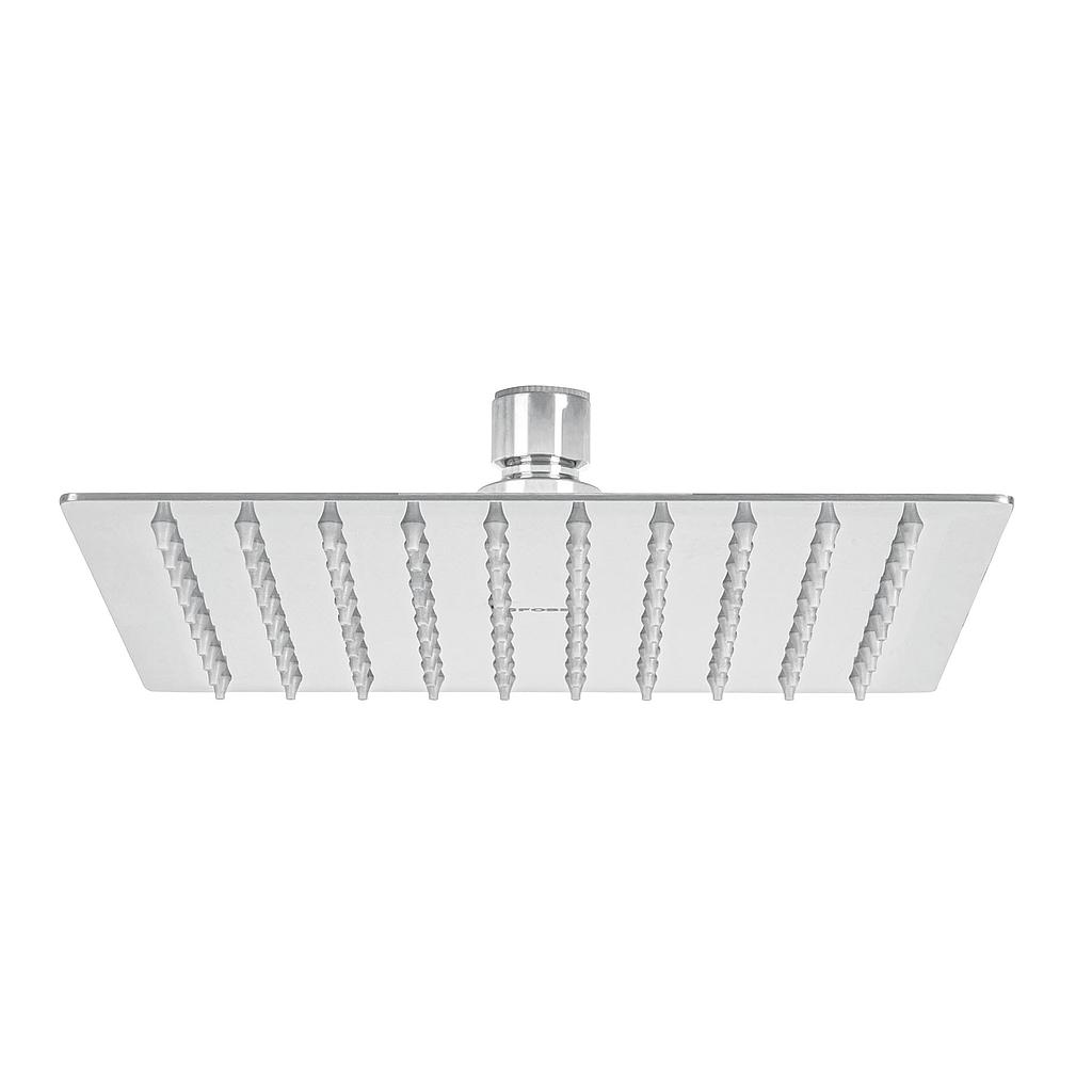 REGADERA PLATO CUADRADO 8' SIN BRAZO CROMO FOSET RIVIERA