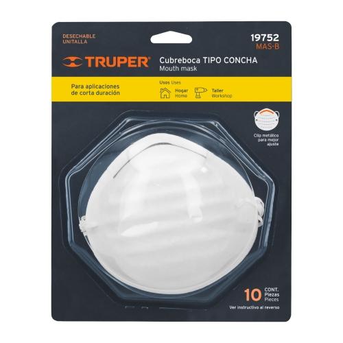 BLISTER 10 MASCARILLAS P/POLVO TRUPER