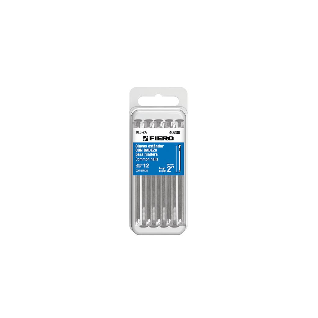 BLISTER CON 35 CLAVOS ESTANDAR DE 2" CON CABEZA FIERO