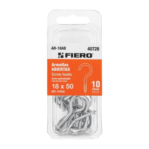 BLISTER CON 10 ARMELLAS ABIERTAS DE 18 X 50 FIERO