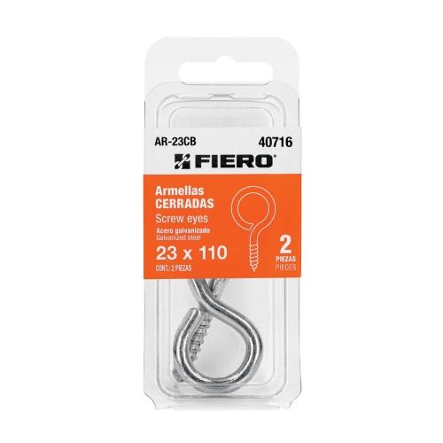 BLISTER CON 2 ARMELLAS CERRADAS DE 23 X 110 FIERO
