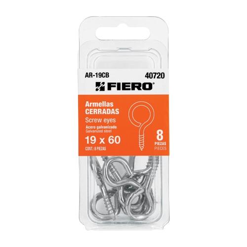 BLISTER CON 8 ARMELLAS CERRADAS DE 19 X 60 FIERO