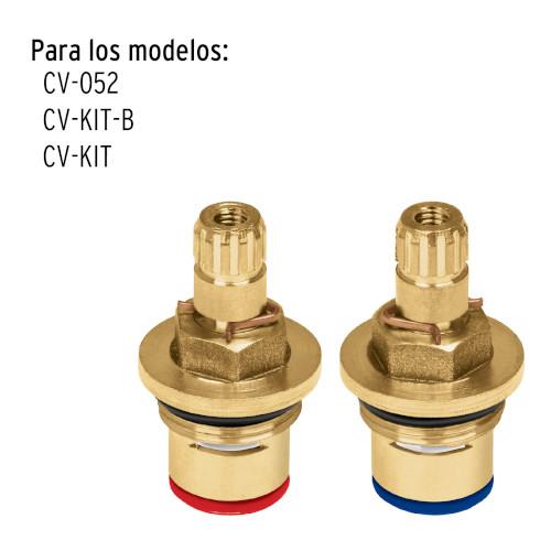 BOLSA CON 2 CARTUCHOS CERAMICOS PARA LLAVES DE EMPOTRAR PPR