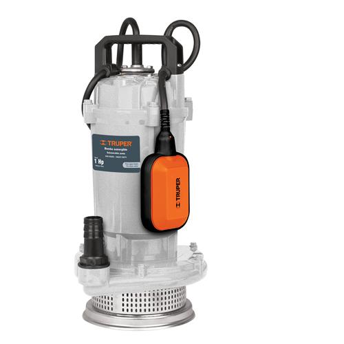 BOMBA SUMERGIBLE CUBIERTA ALUMINIO 1 HP PARA AGUA LIMPIA TRUPER