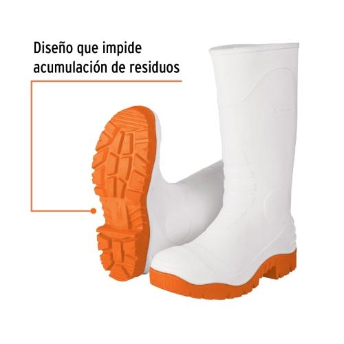 BOTA DE HULE BLANCA # 30 SANITARIA TRUPE