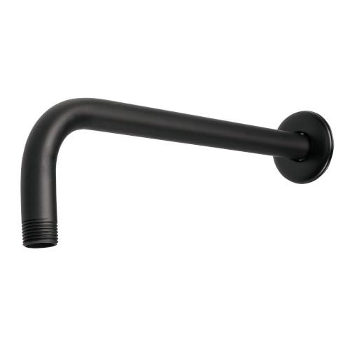 BRAZO RECTO CON CHAPETON PARA REGADERA DE 30 cm NEGRO MATE FOSET