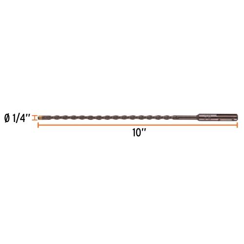 BROCA 1/4X10 P/CONCRETO SDS PLUS TRUPER