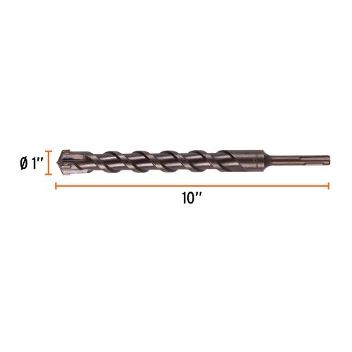 BROCA 1X10 P/CONCRE SIST.INSER SDS TRUPE