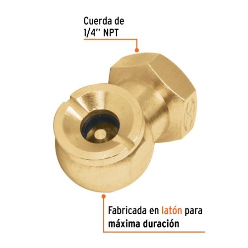 CABEZA INFLADORA HEMBRA 1/4 TRUPER