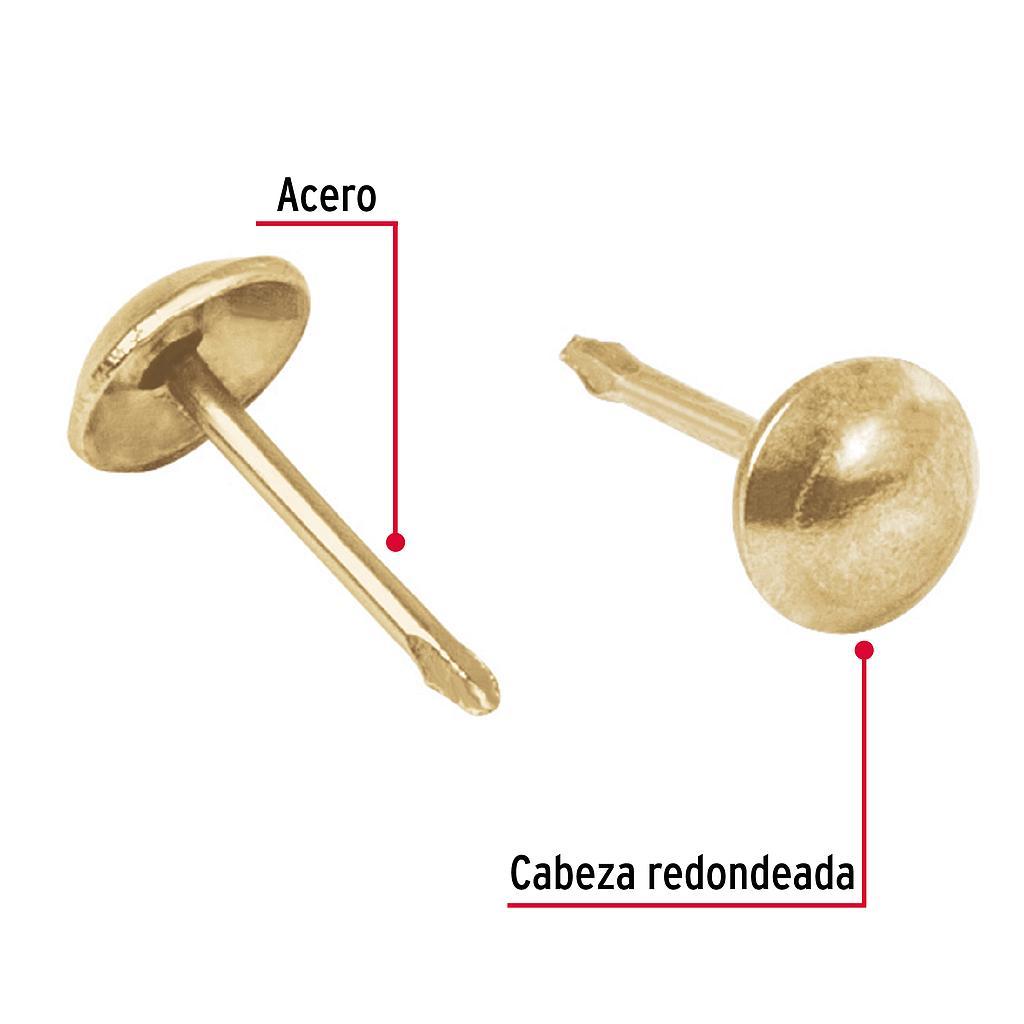 CAJA CLAVILLO DORADO C/500 PZA FIERO