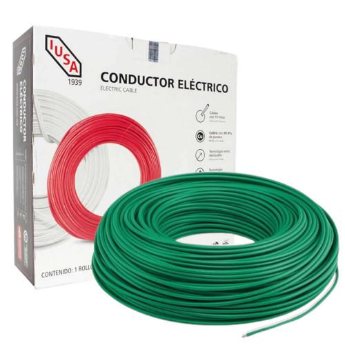 CAJA DE CABLE THW C-12 VERDE IUSA